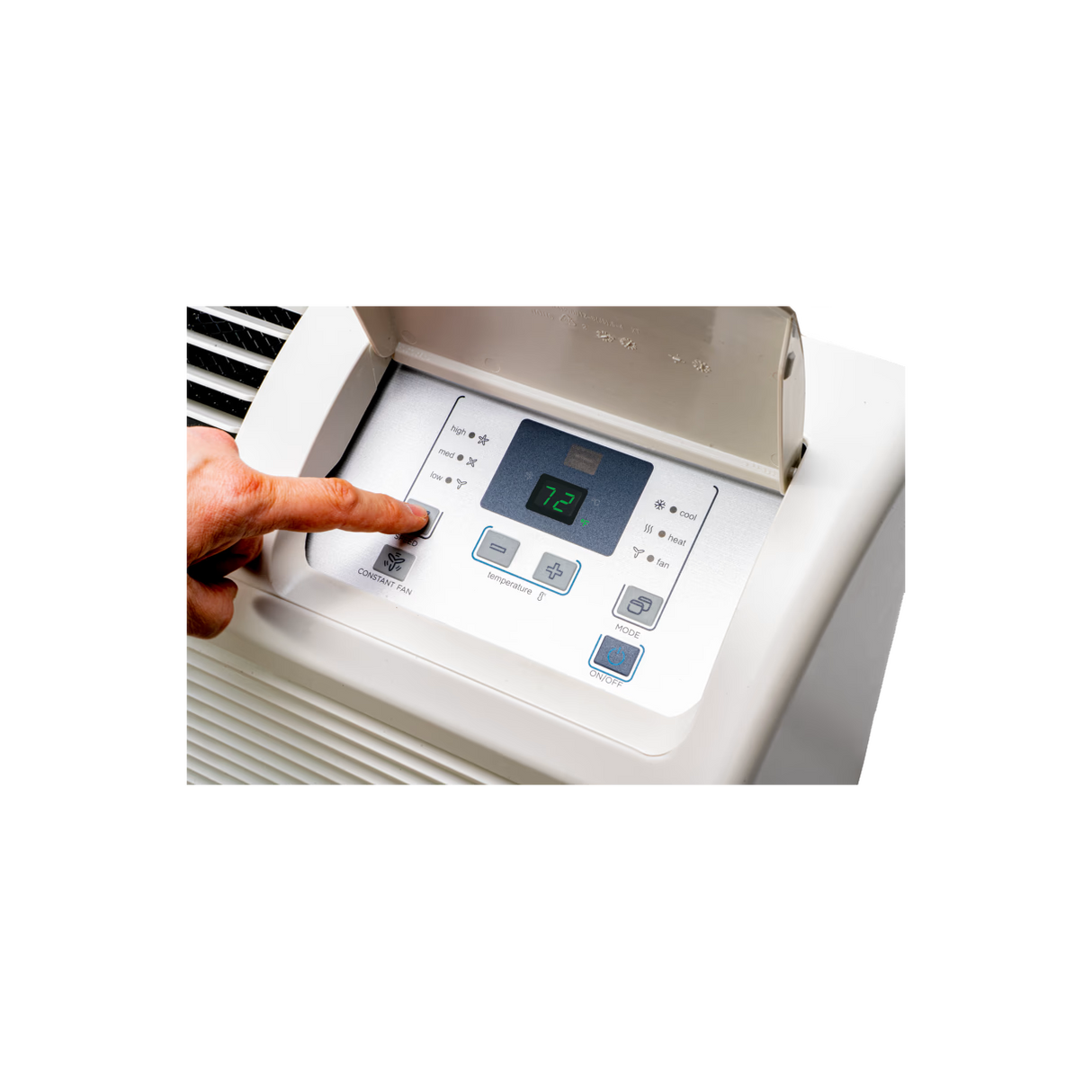 ACiQ 9,000 BTU PTAC Heat Pump Air Conditioner Unit with 3.5KW Electric Heater | R32
